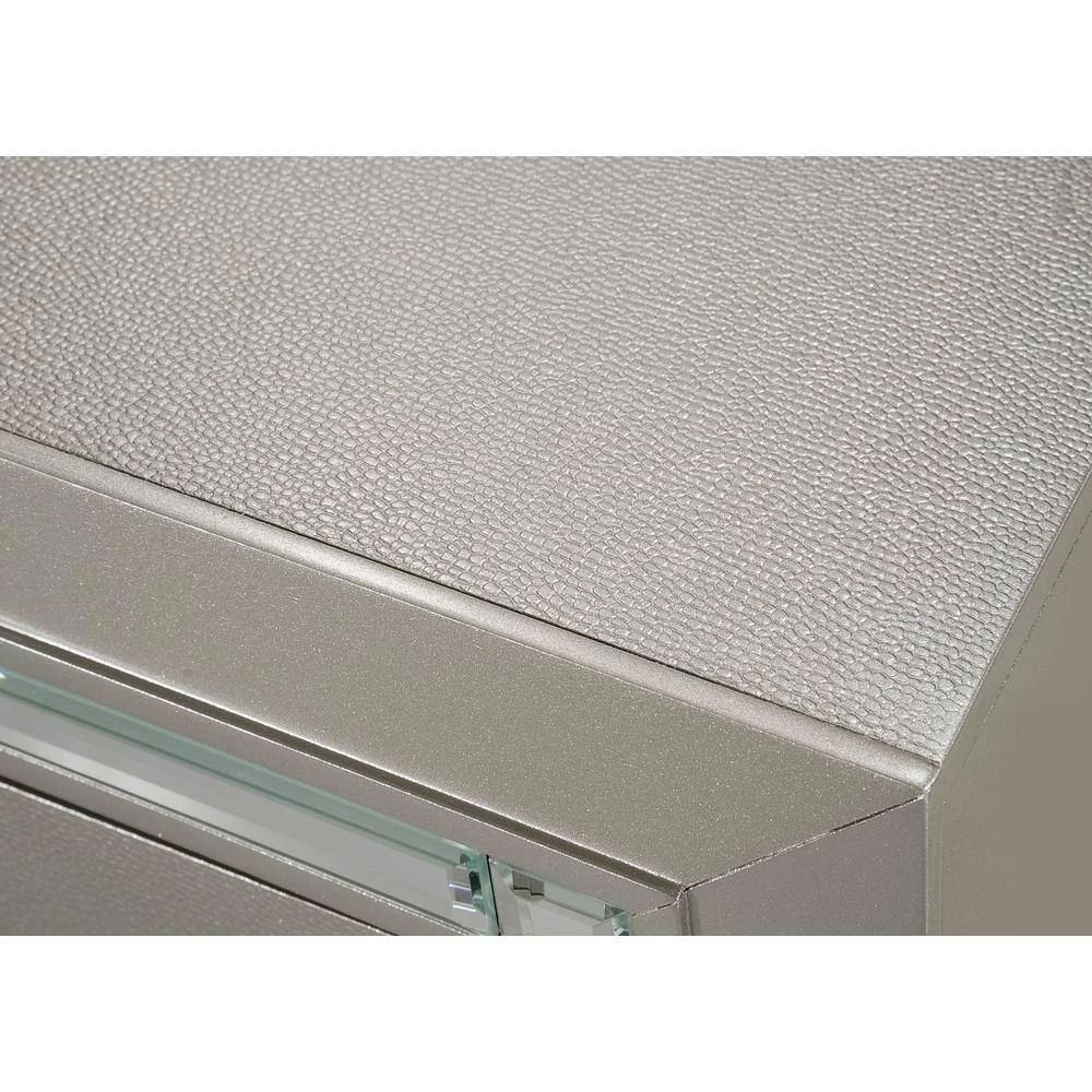 Glamour Youth 6-Drawer Dresser & Mirror w/ LED Light Set in Champagne by Picket House Furnishings 5 Glamour Youth 6-Drawer Dresser & Mirror w/ LED Light Set in Champagne by Picket House Furnishings - Image 5