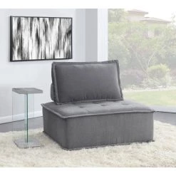 Cube Charcoal Modular Seating by Picket House Furnishings -Picket House Furnishings Sales Store charcoal picket house furnishings accent chairs upx526135e 31 1000