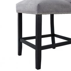 Stratton Counter Height Side Chair Set in Charcoal by Picket House Furnishings -Picket House Furnishings Sales Store charcoal picket house furnishings dining chairs ctc130csc 1d 1000