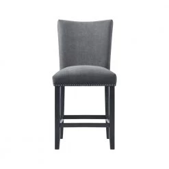 Stratton Counter Height Side Chair Set in Charcoal by Picket House Furnishings -Picket House Furnishings Sales Store charcoal picket house furnishings dining chairs ctc130csc c3 1000