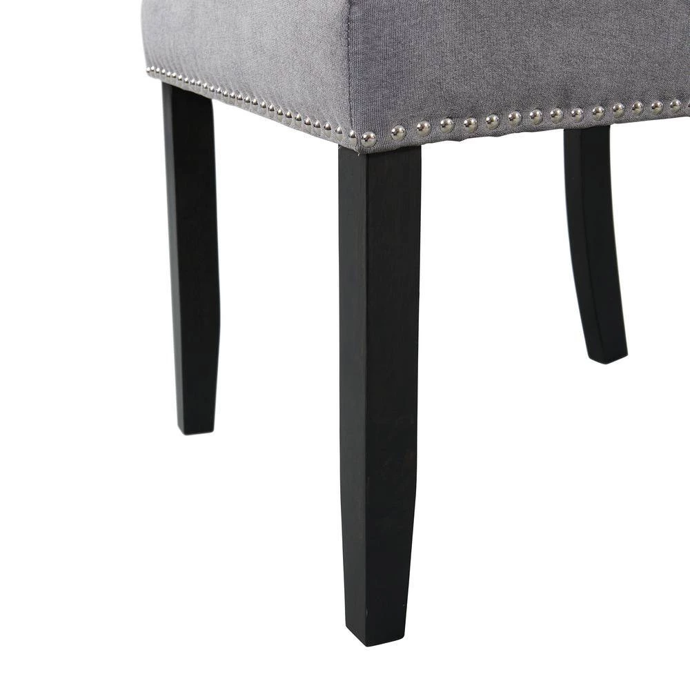 Stratton Standard Height Side Chair Set in Charcoal by Picket House Furnishings 4 Stratton Standard Height Side Chair Set in Charcoal by Picket House Furnishings - Image 4