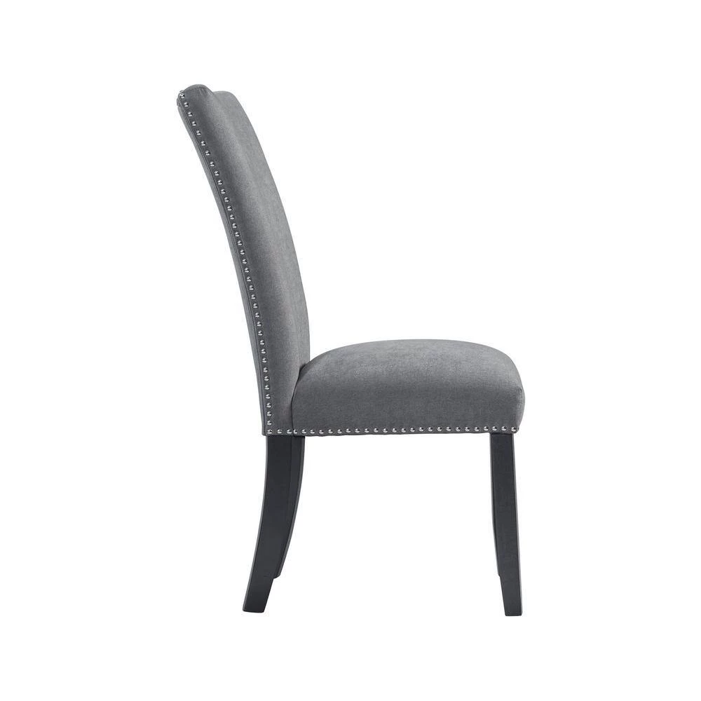 Stratton Standard Height Side Chair Set in Charcoal by Picket House Furnishings 7 Stratton Standard Height Side Chair Set in Charcoal by Picket House Furnishings - Image 7