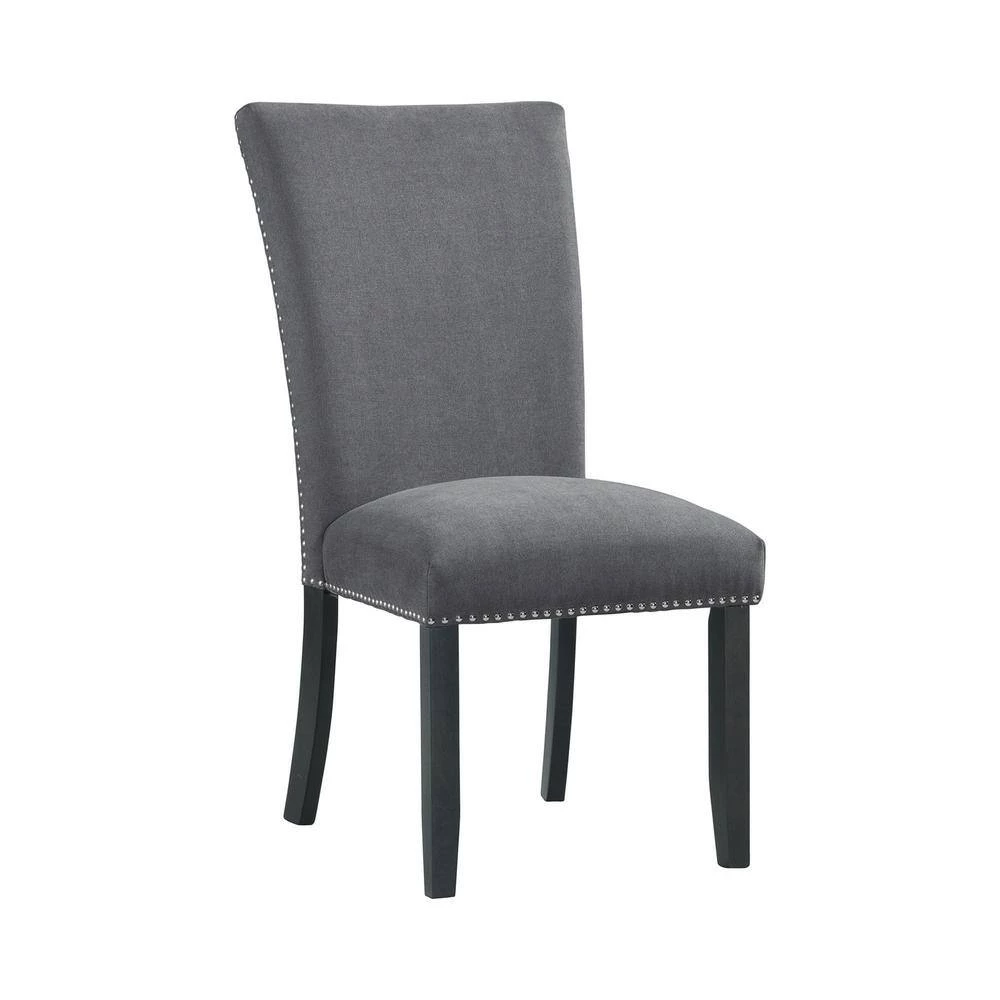 Stratton Standard Height Side Chair Set in Charcoal by Picket House Furnishings 2 Stratton Standard Height Side Chair Set in Charcoal by Picket House Furnishings - Image 2
