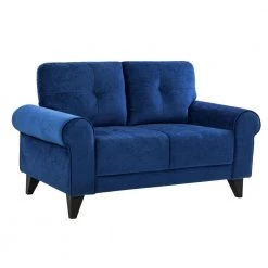 Atticus 58 in. Snorkel Polyester 2-Seater Loveseat by Picket House Furnishings