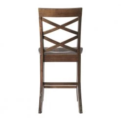 Regan 24 in. High Back Counter Side Chair Set in Cherry (Set of 2) by Picket House Furnishings -Picket House Furnishings Sales Store cherry picket house furnishings bar stools drn100csc 1f 1000