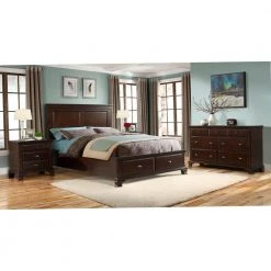 Brinley 3-Piece Cherry Queen Storage Bedroom Set by Picket House Furnishings -Picket House Furnishings Sales Store cherry picket house furnishings bedroom sets cn350qb3pc 31 1000
