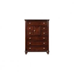 Gavin 8-Drawer Cherry Chest of Drawers by Picket House Furnishings