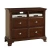 Brinley Cherry 4-Drawer Media Chest by Picket House Furnishings