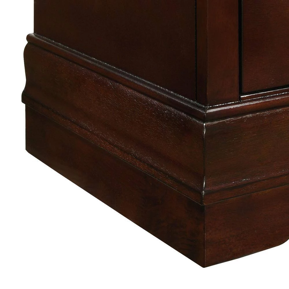 Ellington 18 in. H x 22 in. W x 16 in. D 2-Drawer Nightstand in Cherry by Picket House Furnishings 6 Ellington 18 in. H x 22 in. W x 16 in. D 2-Drawer Nightstand in Cherry by Picket House Furnishings - Image 6