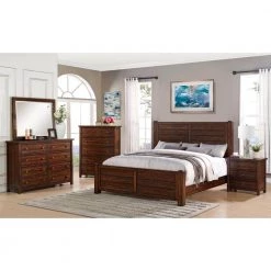 Danner Chestnut King Panel Bed by Picket House Furnishings -Picket House Furnishings Sales Store chestnut picket house furnishings panel beds ds600kb 31 1000