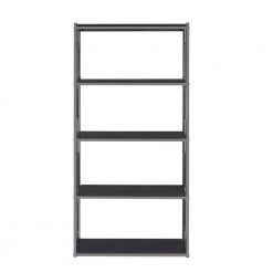 36 in. Kendall Chrome Bookshelf by Picket House Furnishings -Picket House Furnishings Sales Store chrome black picket house furnishings bookcases bookshelves ces100bse c3 1000