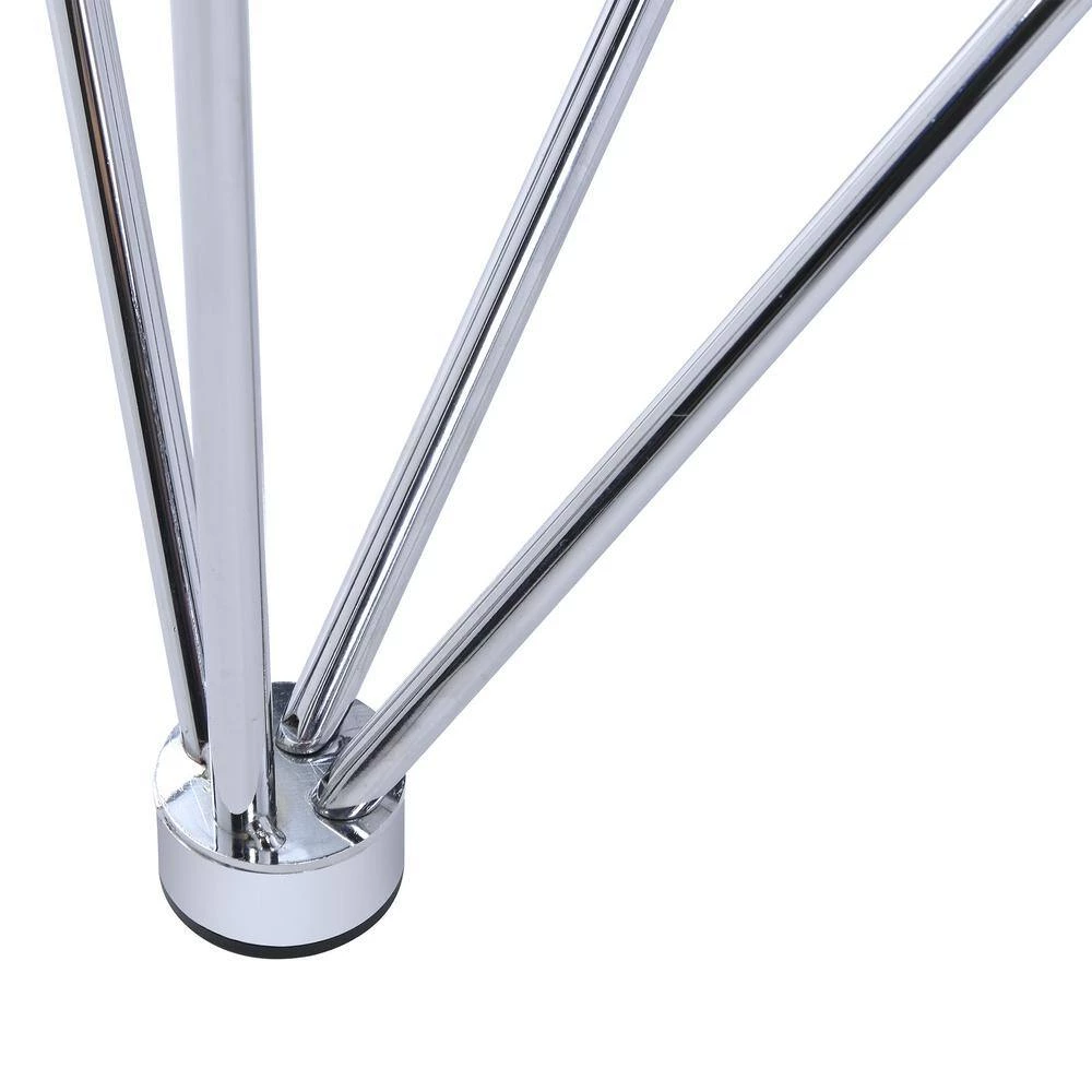 Macie 2-Piece 53 in. Chrome Large Rectangle Glass Coffee Table Set by Picket House Furnishings 10 Macie 2-Piece 53 in. Chrome Large Rectangle Glass Coffee Table Set by Picket House Furnishings - Image 10