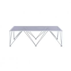 Macie 2-Piece 53 in. Chrome Large Rectangle Glass Coffee Table Set by Picket House Furnishings 15 Macie 2-Piece 53 in. Chrome Large Rectangle Glass Coffee Table Set by Picket House Furnishings -Picket House Furnishings Sales Store chrome picket house furnishings coffee tables can1002pc c3 1000