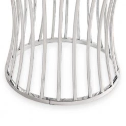 Astoria 3-Piece 36 in. Chrome Medium Round Glass Coffee Table Set with Casters by Picket House Furnishings -Picket House Furnishings Sales Store chrome picket house furnishings coffee tables cem1003pc 44 1000