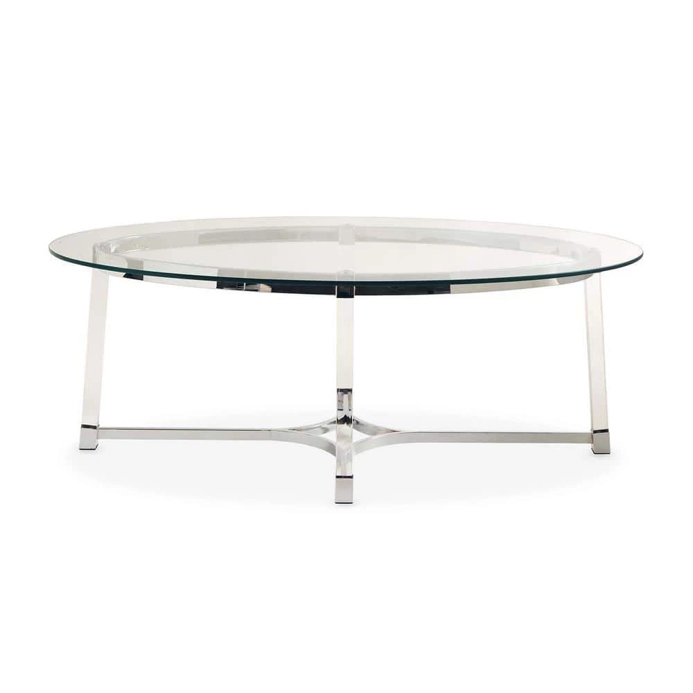 Sophia 2-Piece Clear/Chrome Occasional Table Set by Picket House Furnishings 3 Sophia 2-Piece Clear/Chrome Occasional Table Set by Picket House Furnishings - Image 3