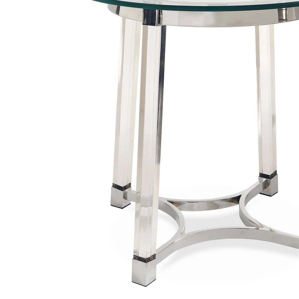 Sophia 2-Piece Clear/Chrome Occasional Table Set by Picket House Furnishings 7 Sophia 2-Piece Clear/Chrome Occasional Table Set by Picket House Furnishings - Image 7