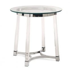 Sophia 2-Piece Clear/Chrome Occasional Table Set by Picket House Furnishings 14 Sophia 2-Piece Clear/Chrome Occasional Table Set by Picket House Furnishings -Picket House Furnishings Sales Store chrome picket house furnishings coffee tables clc1002pc 4f 1000