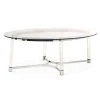 Sophia 2-Piece Clear/Chrome Occasional Table Set by Picket House Furnishings