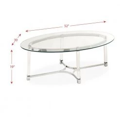 Sophia 2-Piece Clear/Chrome Occasional Table Set by Picket House Furnishings 18 Sophia 2-Piece Clear/Chrome Occasional Table Set by Picket House Furnishings -Picket House Furnishings Sales Store chrome picket house furnishings coffee tables clc1002pc 76 1000