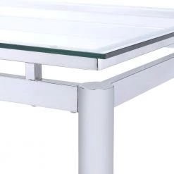 Monroe Clear/Chrome 2-Piece Occasional Table Set by Picket House Furnishings -Picket House Furnishings Sales Store chrome picket house furnishings coffee tables csv1002pc fa 1000