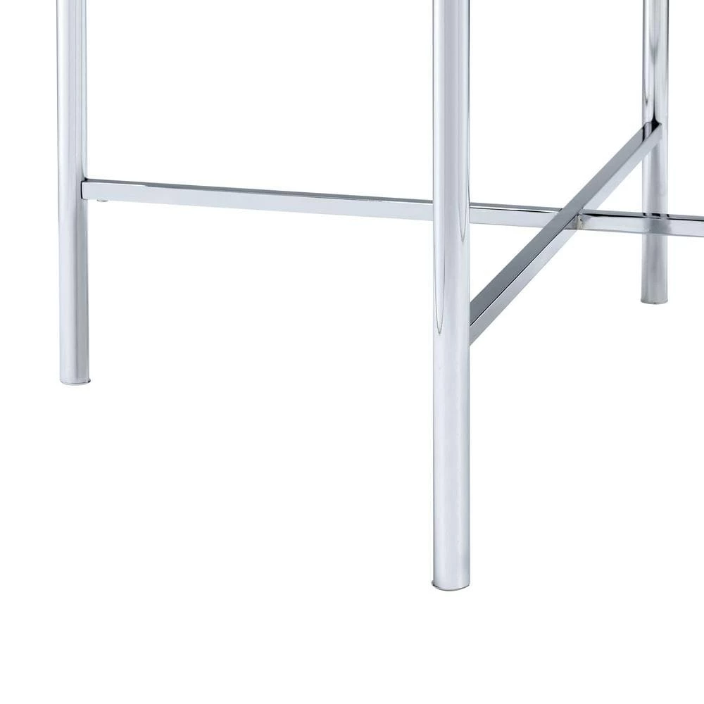 Zara Occasional 3-Piece Round Wood Table Set in Chrome by Picket House Furnishings 5 Zara Occasional 3-Piece Round Wood Table Set in Chrome by Picket House Furnishings - Image 5