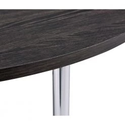 Enzo Wood 3-Piece Round Occasional Table Set in Chrome by Picket House Furnishings -Picket House Furnishings Sales Store chrome picket house furnishings coffee tables ctdk100ot c3 1000