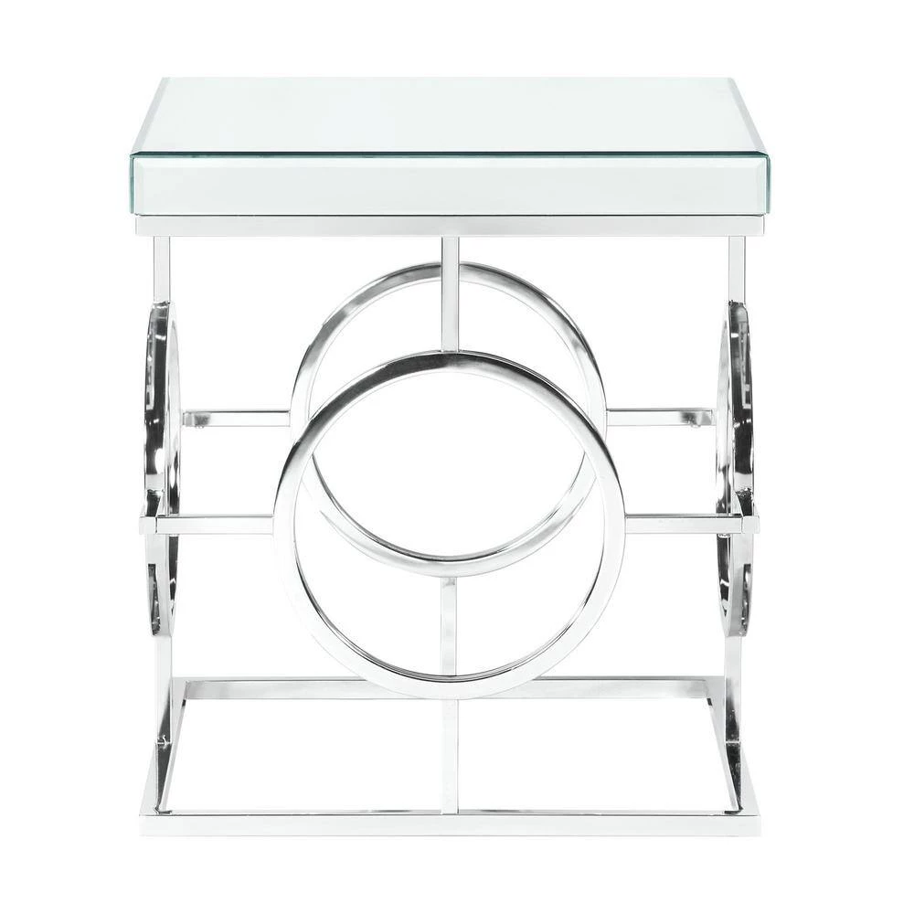 Katie Rectangle Mirrored 47 in. Coffee Table by Picket House Furnishings 5 Katie Rectangle Mirrored 47 in. Coffee Table by Picket House Furnishings - Image 5