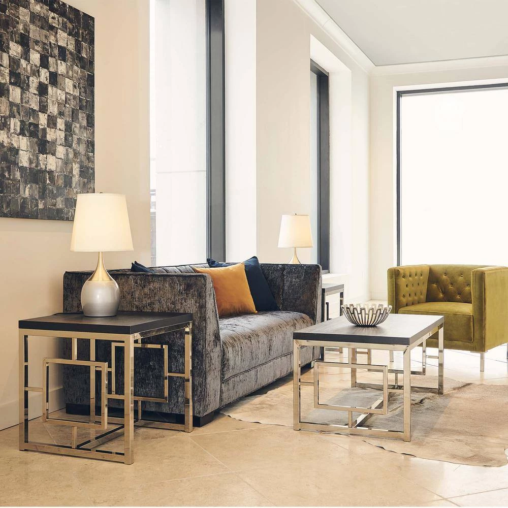 Harper Black/Chrome End Table by Picket House Furnishings 6 Harper Black/Chrome End Table by Picket House Furnishings - Image 6