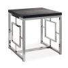 Harper Black/Chrome End Table by Picket House Furnishings