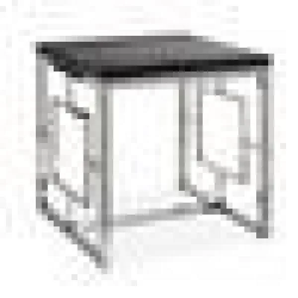 Harper Black/Chrome End Table by Picket House Furnishings 2 Harper Black/Chrome End Table by Picket House Furnishings - Image 2