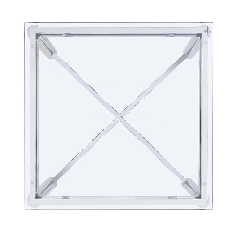 Monroe Clear Modern End Table by Picket House Furnishings 5 Monroe Clear Modern End Table by Picket House Furnishings - Image 5