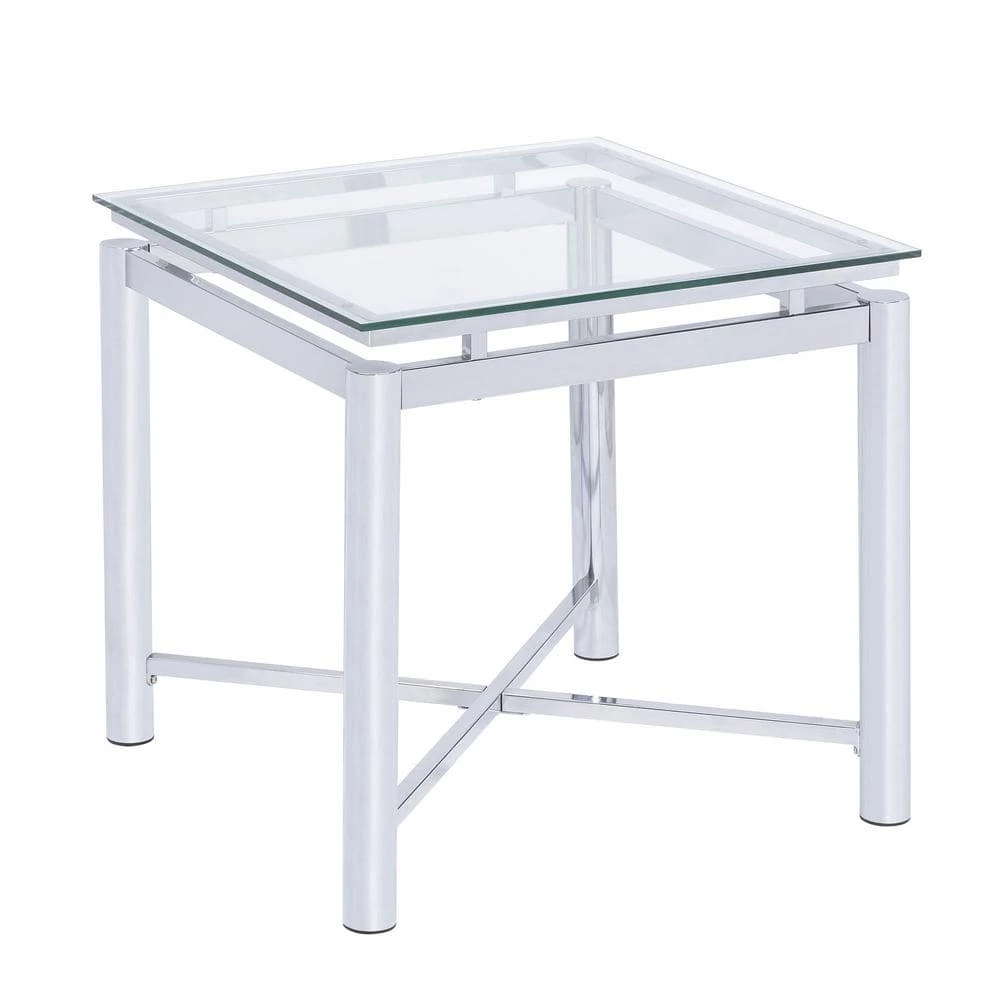 Monroe Clear Modern End Table by Picket House Furnishings 1 Monroe Clear Modern End Table by Picket House Furnishings