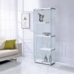 Maxwell Glass Display Cabinet by Picket House Furnishings -Picket House Furnishings Sales Store clear picket house furnishings accent cabinets cie100dce 77 1000