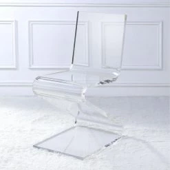 Peek Clear Modern Z-Chair by Picket House Furnishings -Picket House Furnishings Sales Store clear picket house furnishings accent chairs cir500che 31 1000