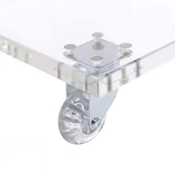 Peek Clear Modern Snack Table by Picket House Furnishings -Picket House Furnishings Sales Store clear picket house furnishings end side tables cir500ste 44 1000