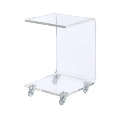 Peek Clear Modern Snack Table by Picket House Furnishings