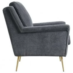 Lincoln Arm Chair in Coal by Picket House Furnishings -Picket House Furnishings Sales Store coal picket house furnishings accent chairs ucb1743100e 4f 1000