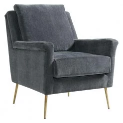 Lincoln Arm Chair in Coal by Picket House Furnishings