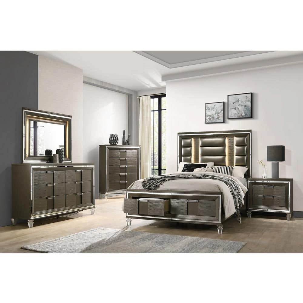 Charlotte 4-Piece Copper King Storage Bedroom Set by Picket House Furnishings 10 Charlotte 4-Piece Copper King Storage Bedroom Set by Picket House Furnishings - Image 10
