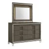 Charlotte 6-Drawer Dresser with Mirror in Copper by Picket House Furnishings