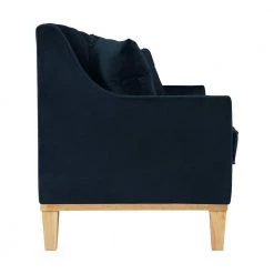 Moxie 81 in. Velvet Eclipse 3-Seater Sofa with Distressed Frame by Picket House Furnishings -Picket House Furnishings Sales Store cotton picket house furnishings sofas couches u 15130 1818 300e 4f 1000