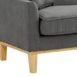 Moxie 81 in. Linen Charcoal 3-Seater Sofa With Distressed Frame by Picket House Furnishings -Picket House Furnishings Sales Store cotton picket house furnishings sofas couches u 15130 3057 300e 44 1000