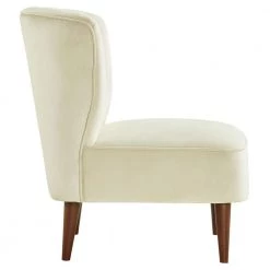 Corbin Tufted Armless Accent Chair in Cream by Picket House Furnishings -Picket House Furnishings Sales Store cream picket house furnishings accent chairs uhf290101wle 4f 1000