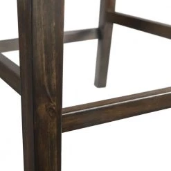 Alpha 24 in. High Back Counter Dining Side Chair in Brown (Set of 2) by Picket House Furnishings -Picket House Furnishings Sales Store dark brown picket house furnishings bar stools dmg100csc 44 1000