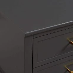 Brody 28 in. H x 24 in. W x 16 in. D Side Table in Dark Charcoal by Picket House Furnishings -Picket House Furnishings Sales Store dark charcoal picket house furnishings nightstands ctbn150ns 1f 1000