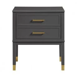 Brody 28 in. H x 24 in. W x 16 in. D Side Table in Dark Charcoal by Picket House Furnishings -Picket House Furnishings Sales Store dark charcoal picket house furnishings nightstands ctbn150ns c3 1000