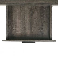 Leighton 47 in. Rectangle Dark Grey Metal 3 Drawer Computer Desk by Picket House Furnishings -Picket House Furnishings Sales Store dark grey picket house furnishings computer desks a 1734 dk 1f 1000