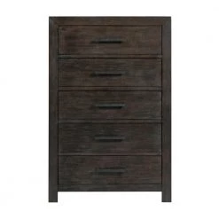 Holland 5-Drawer 17 in. Depth Chest in Dark Walnut by Picket House Furnishings -Picket House Furnishings Sales Store dark walnut picket house furnishings chest of drawers sy600ch c3 1000