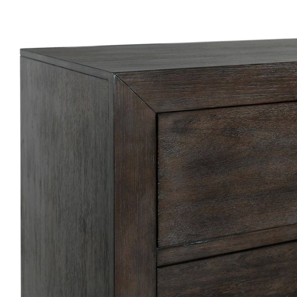 Holland 6-Drawer Dresser with Mirror in Dark Walnut by Picket House Furnishings 7 Holland 6-Drawer Dresser with Mirror in Dark Walnut by Picket House Furnishings - Image 7