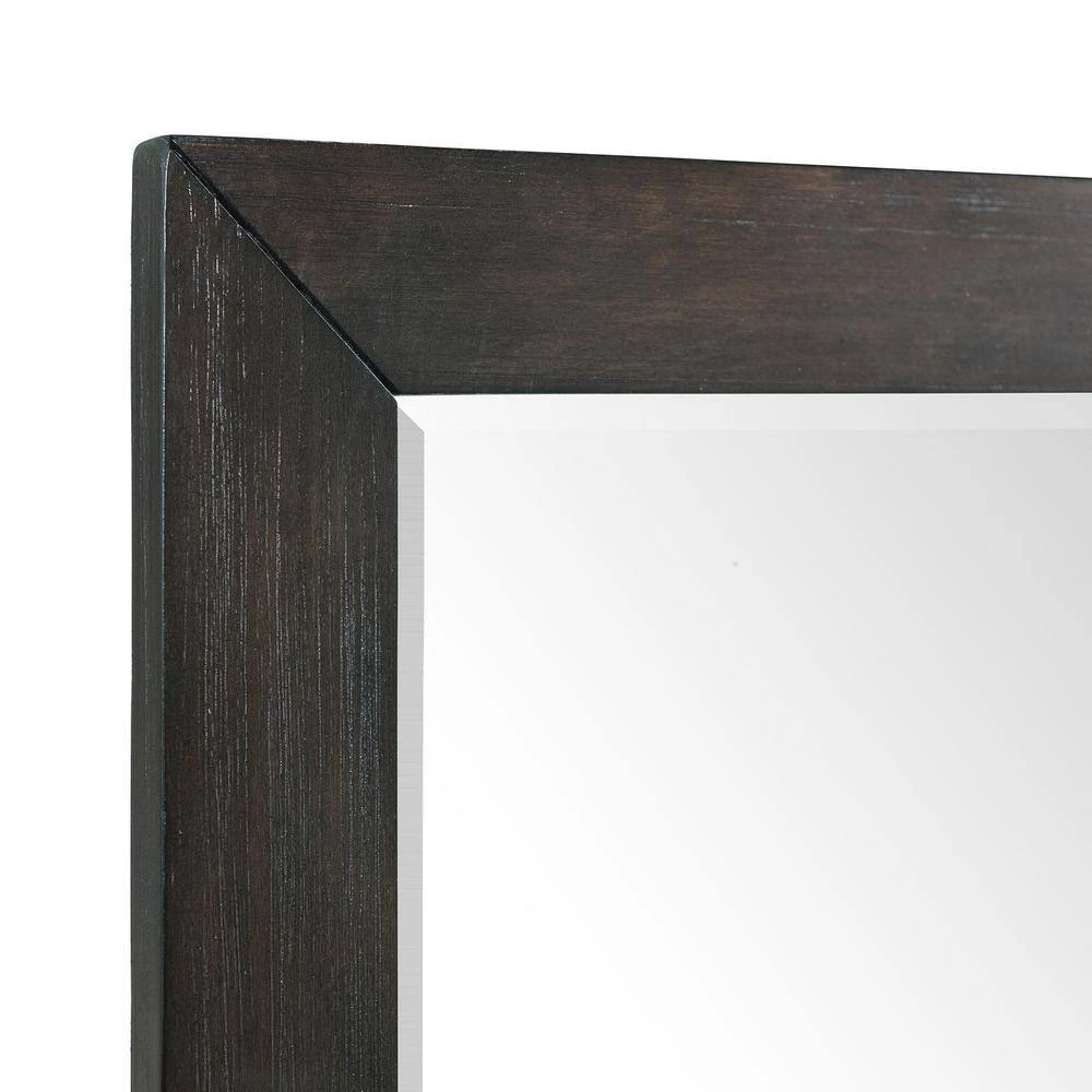 Holland 6-Drawer Dresser with Mirror in Dark Walnut by Picket House Furnishings 5 Holland 6-Drawer Dresser with Mirror in Dark Walnut by Picket House Furnishings - Image 5